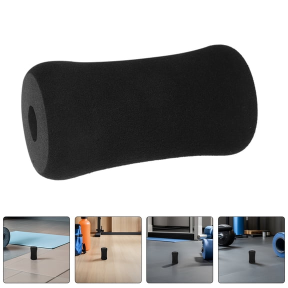 TEHAUX 6Pcs Black Fitness Roller Pads for Exercise Machines with High Elasticity Foam