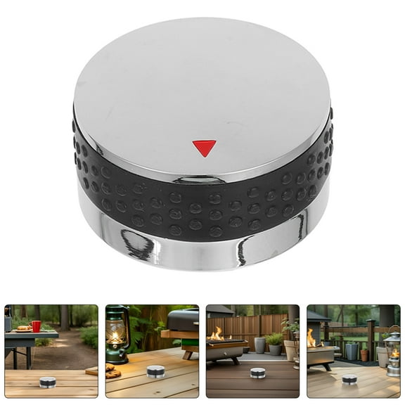 TEHAUX 6Pcs Gas Grill Control Knobs Replacement Plastic Bbq Burner Knobs with Ergonomic Design