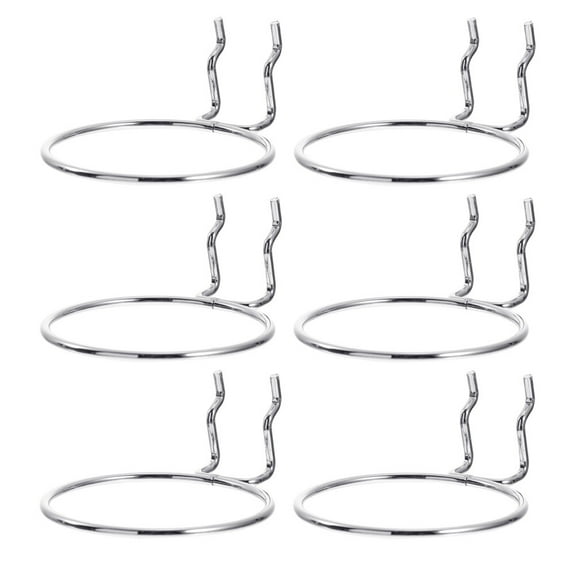 TEHAUX Circular Iron Hooks for Pegboard, Craft Room Organization and Storage Accessories