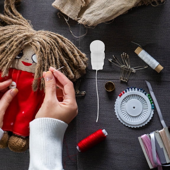 TEHAUX 6-Pack Pull String Motors for Stuffed Animals Accessories, White Plastic Indoor Toy Parts