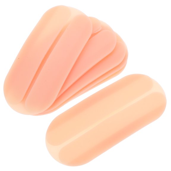 TEHAUX Rounded Contour Shoulder Pads Beige Stretchy and Reusable 6Pcs