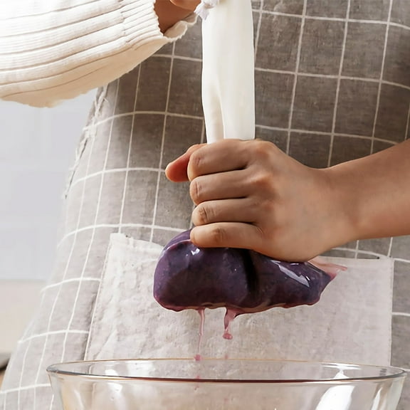 TEHAUX 8Pcs Fine Mesh Strainer Bag Polyester for Filtration in Gardening