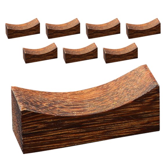 TEHAUX 8pcs Wood Chopstick Rest Coffee Stable Placement for Practical Users in Dining