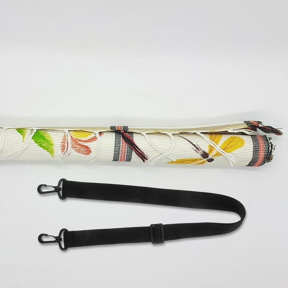 TEHAUX Black Adjustable Crossbody Strap with Padded Shoulder Pad for Comfortable Carrying of Poster Storage Tubes