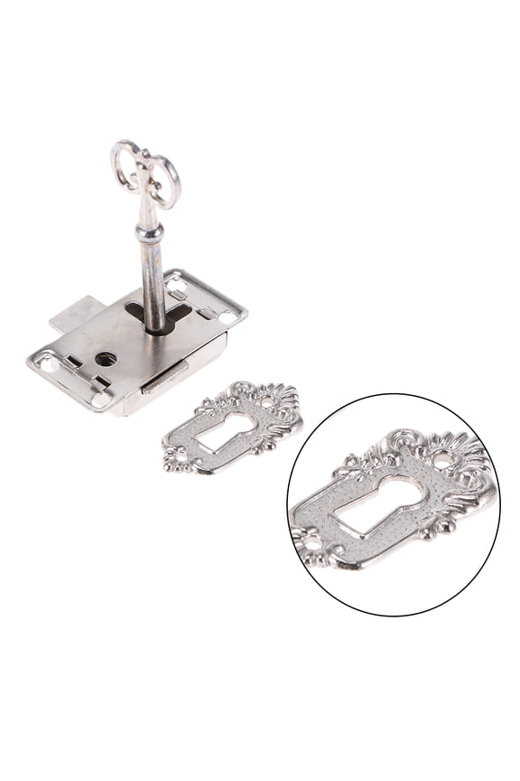 Securing Jewelry Box Latches Red Bronze For Office Use 1Pack 2.1X1.0X0.2In