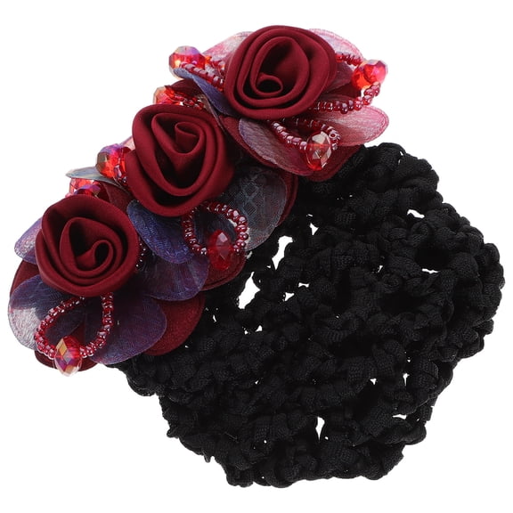 TEHAUX Hair Bun Cover Clip for Women Work Hair Accessories Fabric Hair Clip 1 Piece