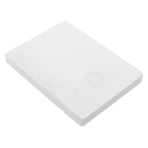 TEHAUX Beige Quartz Jewelry Welding Block High Temperature Fireproof Brick for Metal Melting