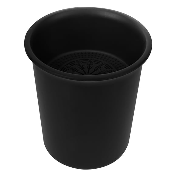 TEHAUX Black Tea Leaf Container Trash Bin with Drainage and Easy to Clean