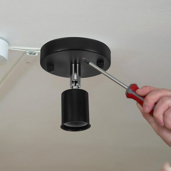 TEHAUX Black Vintage Lamp Socket Adjustable E27 Bulb Holder for Various Fixtures and Prolonged Use