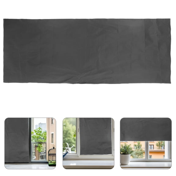 TEHAUX Window Darkening Cover for General Public Black 420D Oxford Fabric Sun Protection 1 Set