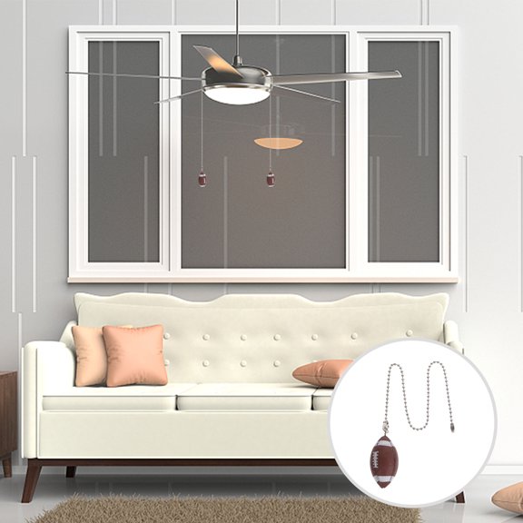 TEHAUX Pendant Chain Metal Cafe Accessory 2Pcs 5.5X3Cm