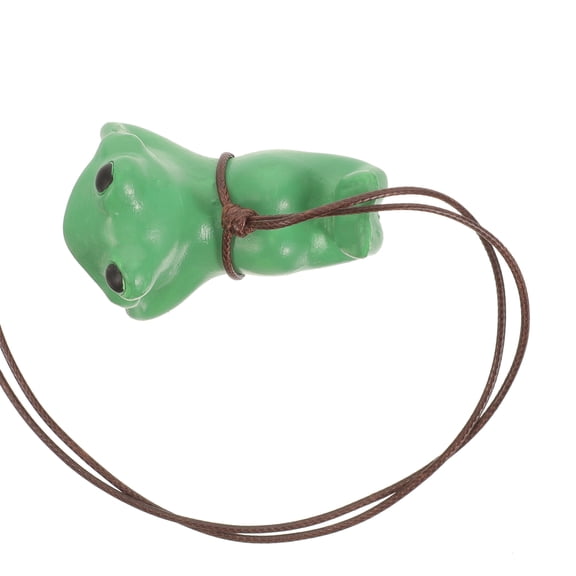 TEHAUX Frog Car Hanging Ornament Light Green Decorative Accessory for Car Interior, 1 Piece