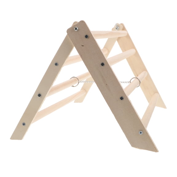 TEHAUX Wooden Chicken Perch Stand Comfortable Stable Roosting Bar for Poultry