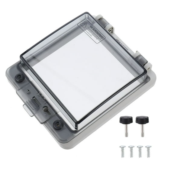 TEHAUX Waterproof Circuit Breakers Box 5 Way Easy Installation Durable Grey for Protection