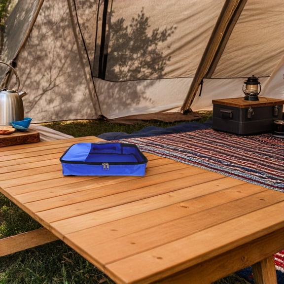 TEHAUX 4Pcs Packing Cubes for Travel with Smooth Zipper and Compact Portable Design