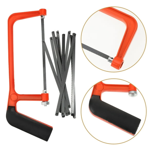 TEHAUX Crafting Hacksaw Mini Saw 25.50X9.00X1.50CM Orange