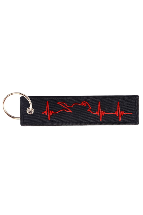 Cute Keychains for Women Electrocardiogram Keychain Everyday Use 1Pack
