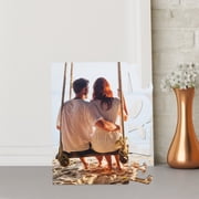 TEHAUX Wooden Sublimation Photo Frame White Blank Table Sign DIY Table Centerpiece Decor
