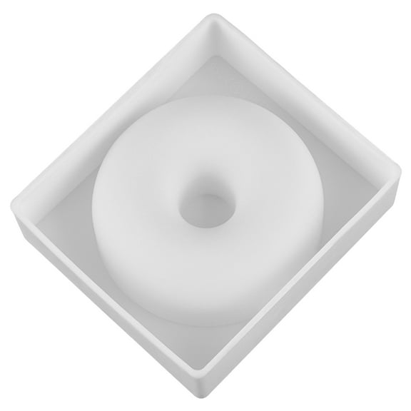 TEHAUX Silicone Donut Mould White Nonstick Donut Baking Tray for Baking with Spiral Design