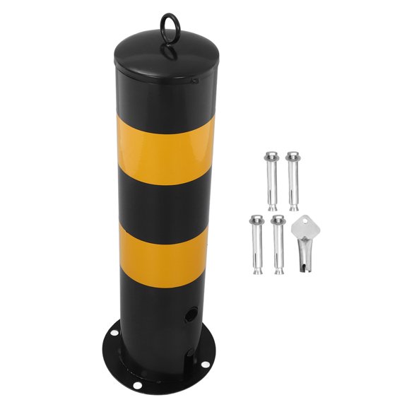TEHAUX Stainless Steel Safety Barrier Parking Post Movable Multi-Color Outdoor