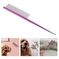 thumbnail image 1 of TEHAUX Metal Dog Grooming Comb with Precision Pointed Tail for Professional Pet Hair Styling and Accurate Care, 1 of 8