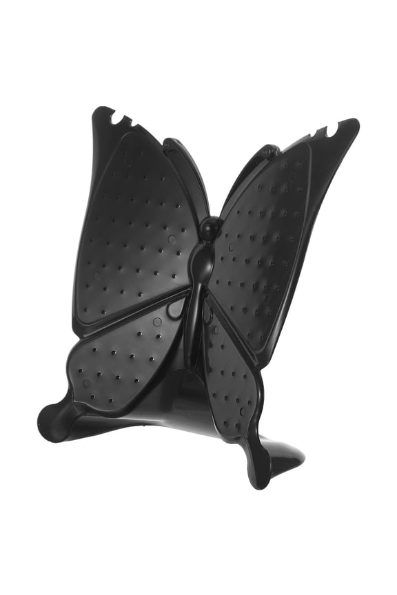 Black Plastic Earring Holder Hanging Organizer Stand for Vanity Table Space Saving Jewelry Display