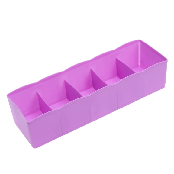 TEHAUX Purple Underwear Drawer Organizer Odorless Save Space for Socks and Underwear