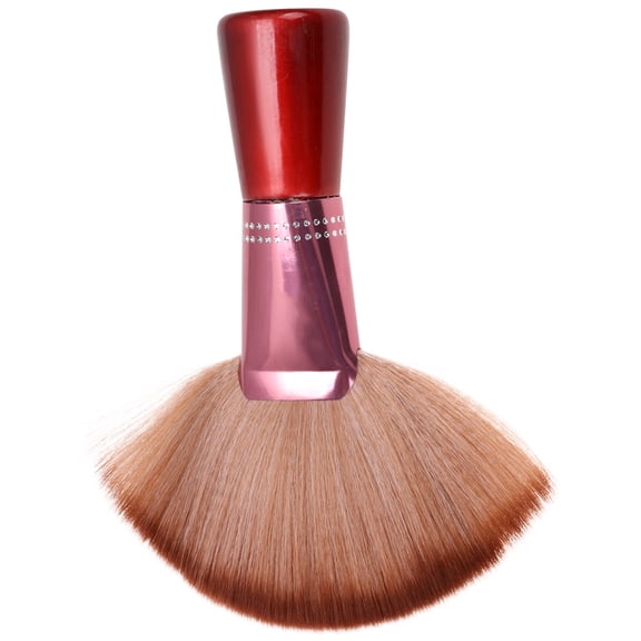 TEHAUX Multiuse Brown Makeup Brush for Cosmetics with Acrylic Rhinestone Handle