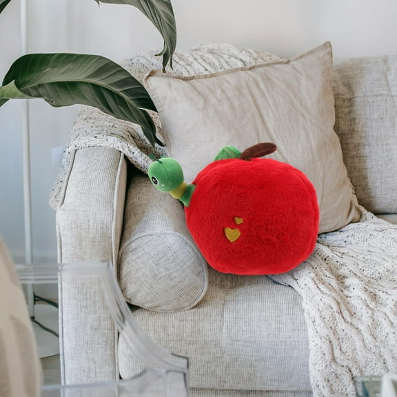 TEHAUX Soft Red Plush Decorative Fruit Pillow Home, Party, Sofa, Bedroom, Room Comfort