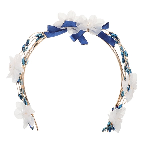 TEHAUX Soft Clay Leaf Wedding Hair Accessories Bridal Headband Lightweight Comfortable for Brides