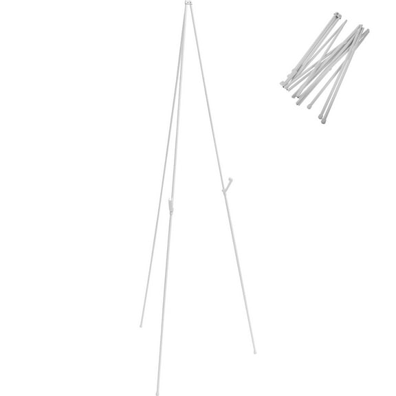 TEHAUX Folding Display Stand Tripod Easel Easels Table Top for Painting Student White