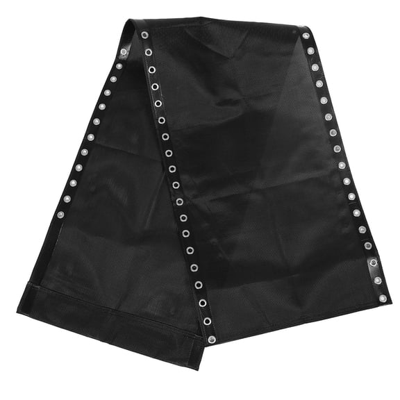 TEHAUX Patio Chair Sling Replacement For Outdoor Activities Black 1 Sheet