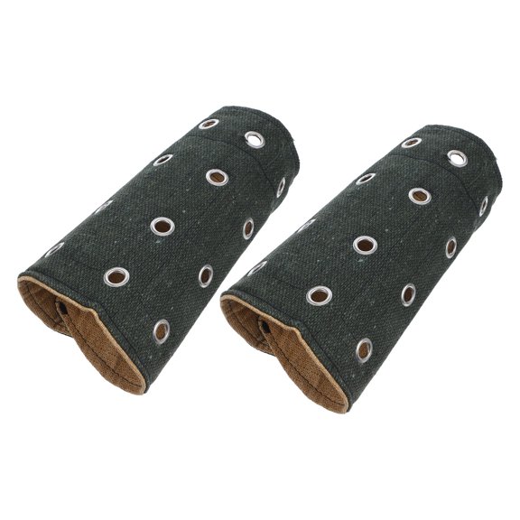 TEHAUX Cut Resistant Wrist Sleeve with Steel Reinforcement for Enhanced Work Safety, and Comfortable Black Sleeve
