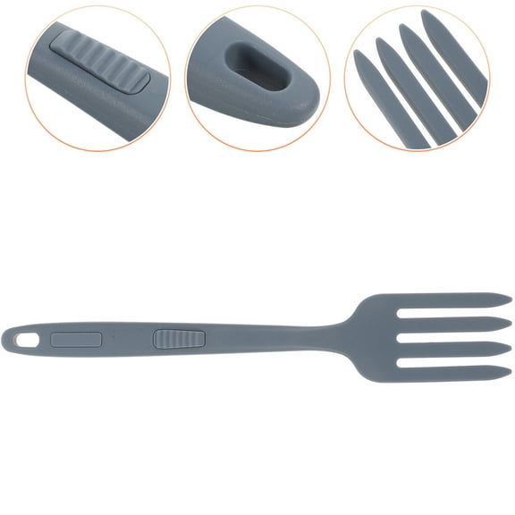 TEHAUX Forks Pasta Fork Silicone Cooking Fork Practical Kitchen Tool 29.5X5.3X2.4CM