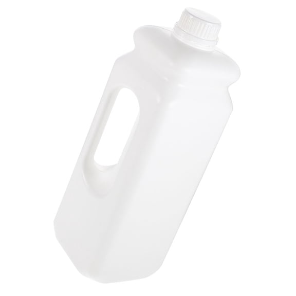 TEHAUX Fructose Syrup in Refillable Plastic Bucket, Airtight White Container for Juice and Sweetener Storage