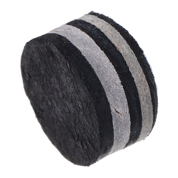 TEHAUX High Performance Black Pigskin Cue Tips 6 Layer Laminated Glue on for Billiard Cues