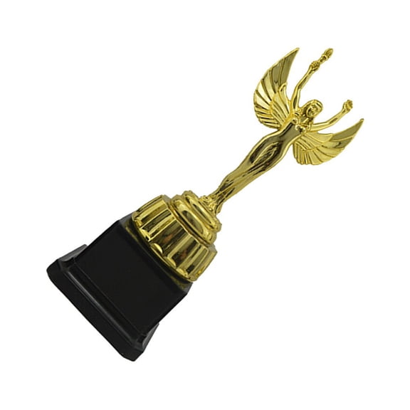 TEHAUX Golden Plastic Goddess Award Trophy for Sports and Evaluations