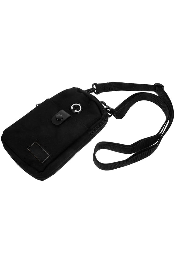 Crossbody Pouch Grey Phone Bag for Man Lightweight Portable Travel Storage Shoulder Bag