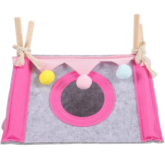 TEHAUX Wooden Guinea Pig Hideout Hut - Small Animal Cozy Shelter and Pet Cage Accessory for , Hamsters, and More