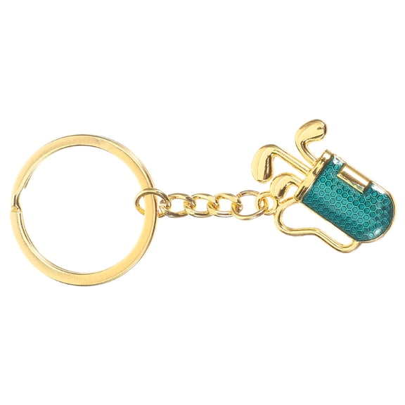 TEHAUX Metal Hanging Golf Keychain with Key Separator, and , 1-Pack Accessory for Golf