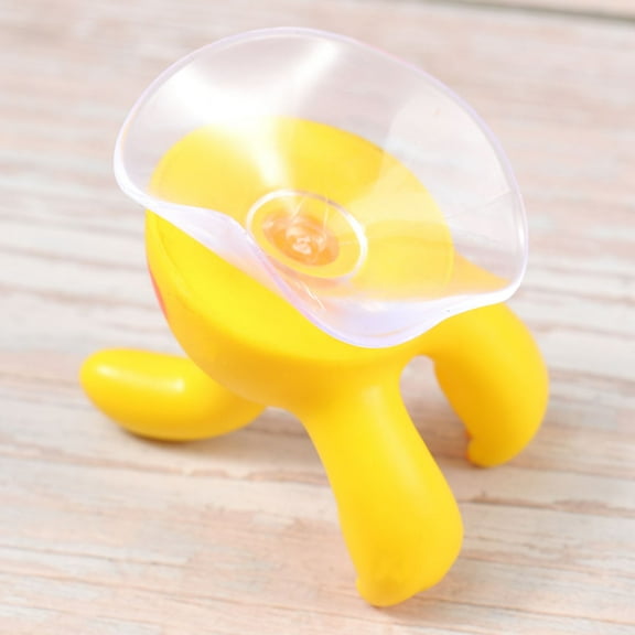 TEHAUX Hanging Hook Suction Cup Animal Tail Shape Assorted Color Plastic 6Pcs For Kids Room