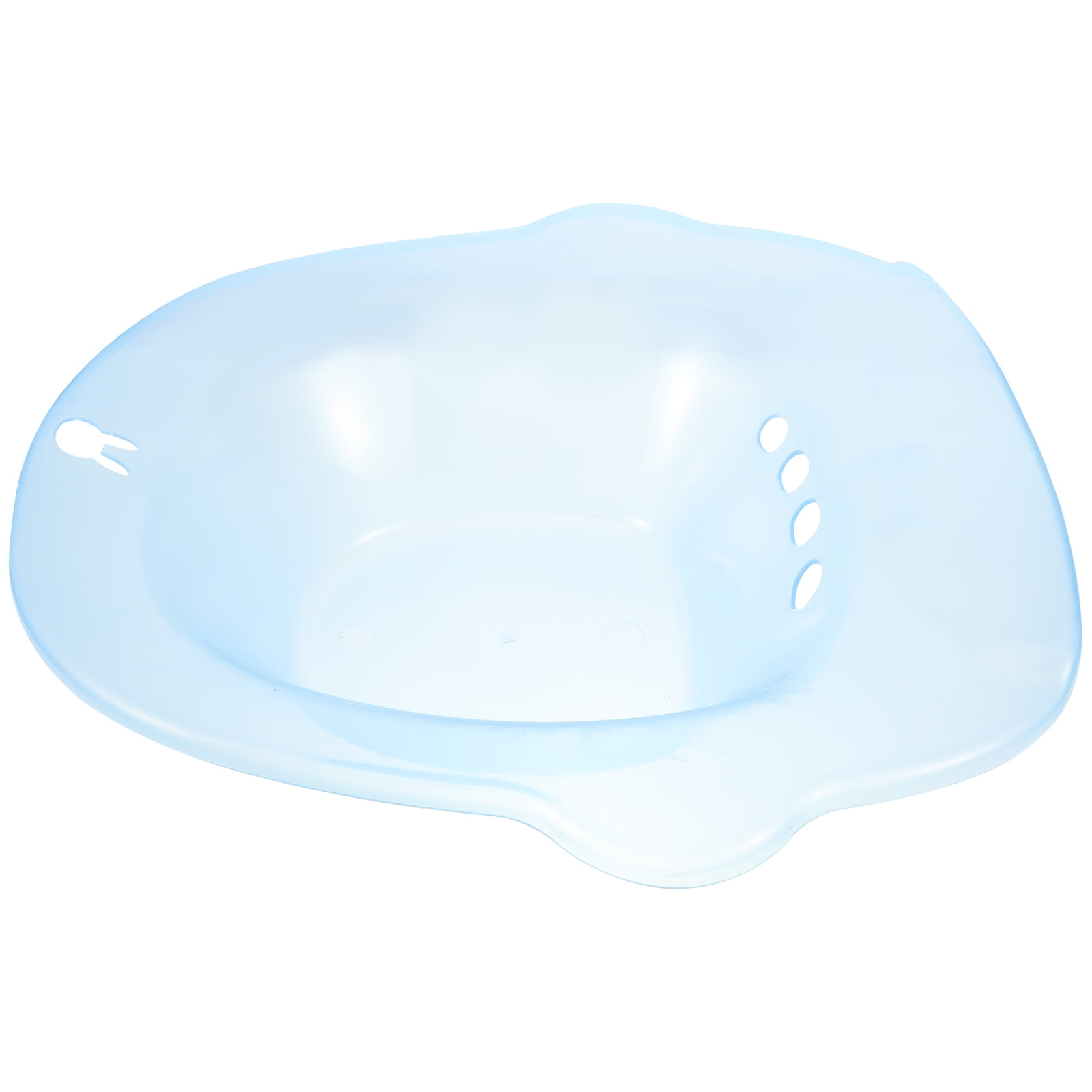 TEHAUX Hemoton Sky Blue Sitz Bath Tub for Bathroom Use with Sturdy PP Material and Comfortable Seat 7.5 Inch