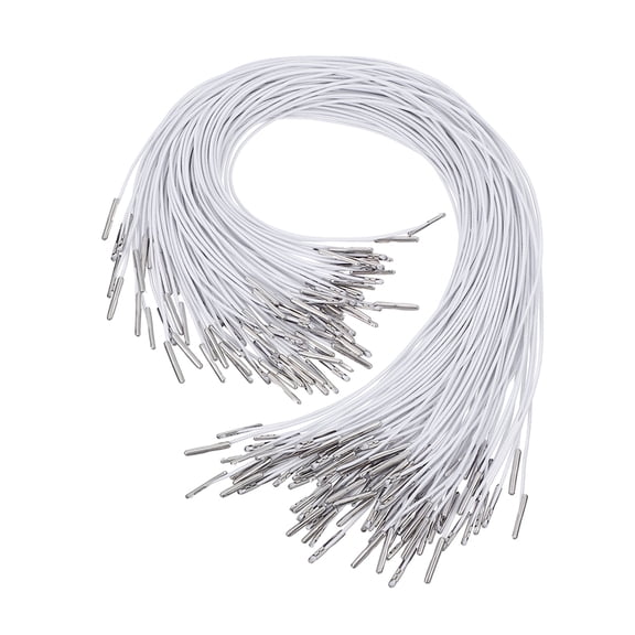 TEHAUX High Strength White Polypropylene Elastic Band for DIY Projects Ideal for Masks Hats and More 100 Count