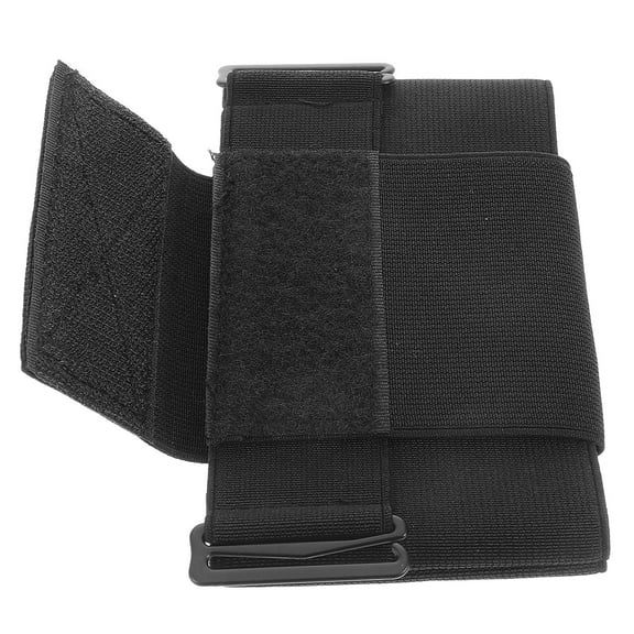 TEHAUX Portable Black Waist Phone Holder for Running, Hiking, Outdoor Activities, Adjustable and Lightweight Design