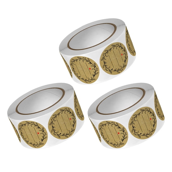 TEHAUX Canning Labels for Jars Multi Color Stickers for and Removable Use