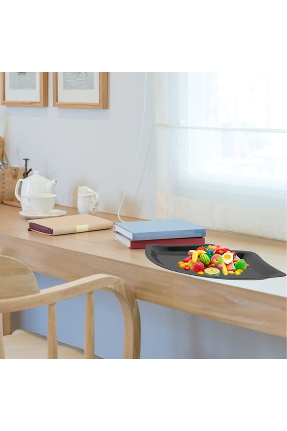 Key Tray Jewelry Holder Dish Decorative Trays Chic Miss Black