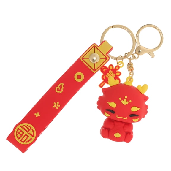 TEHAUX key ring for women keychain red plastic 1Set