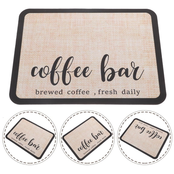 TEHAUX Kitchen Counter Mat Multi-Color Non-Absorbent Protector for Home and Kitchen