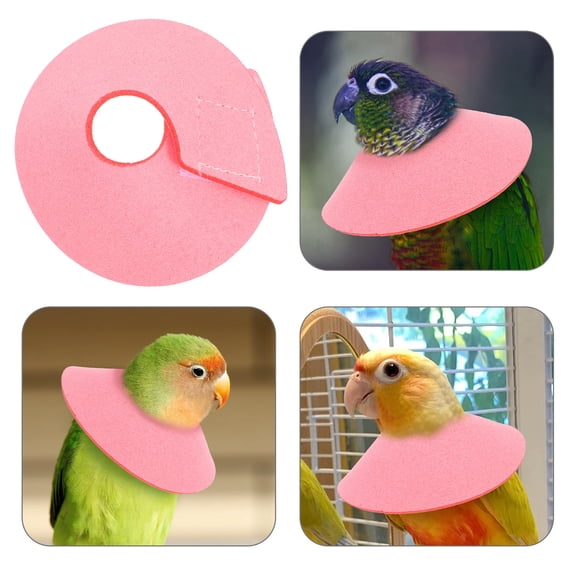 TEHAUX Parrot Bite Collar for Pets, Comfortable Protective Pet Collar to Promote Wound Healing and Prevent Biting
