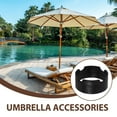 thumbnail image 1 of TEHAUX Outdoor Patio Umbrella Base Stand Black Plastic Sleeve for Deck Railing Mounting Bracket, 1 of 8